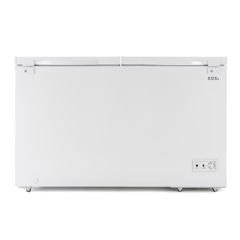 Freezer e Conservador Horizontal EOS 380 Litros EcoGelo Duas Portas Branco 127v