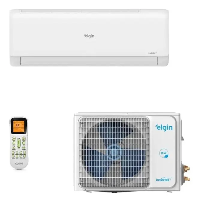 Ar Condicionado Split Hi-wall Elgin Eco Inverter III wi-fi 12.000 Btus 220v Branco